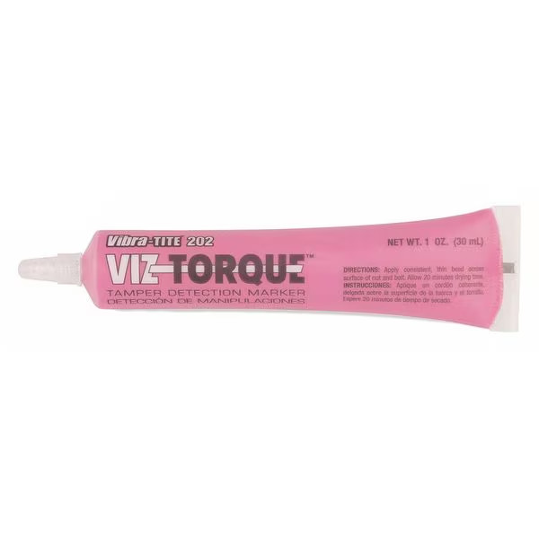 Vibra-Tite. 20281 Visual Vibratory Indicator Tamper Detection Marker: Pink,