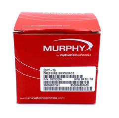 20P7-75 Murphy Oil Pressure Gauge, 0-75 PSI with Lockout (05703206)