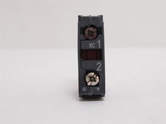 226586 New-No Box; Schneider ZBE102 Contact Block; 10A; 600VAC; 1-NC; 22mm