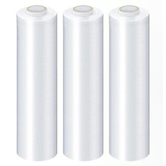 12″ x 1500FT 70 Gauge Pallet Wrap Stretch Film Shrink Hand Wrap 1500′ 4 Rolls
