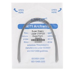 AZDENT Dental Orthodontic Super Elastic Niti Arch Wires Rectangular Ovoid/Nature