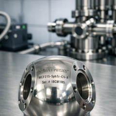 Kimball Physics 2.75″ CF Spherical Triangle Vacuum Chamber | MCF275-SphTri-C5-A
