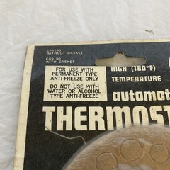 VINTAGE CAROL CABLE CO CP9180 AUTOMOTIVE THERMOSTAT 1950-1960 HIGH TEMPERATURE