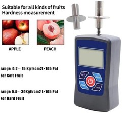 Fruit Hardness Tester Digital Fruit Sclerometer with 0.2-15kg/cm2 0.4-30kg/cm2