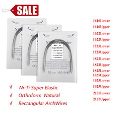 Dental Orthodontic Super Elastic Niti Nature Form Rectangular Arch Wires SA
