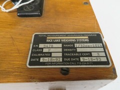 W & LE Gurley Class P Range: 1/32oz – 101lb Weight Set in Wood Case NR63