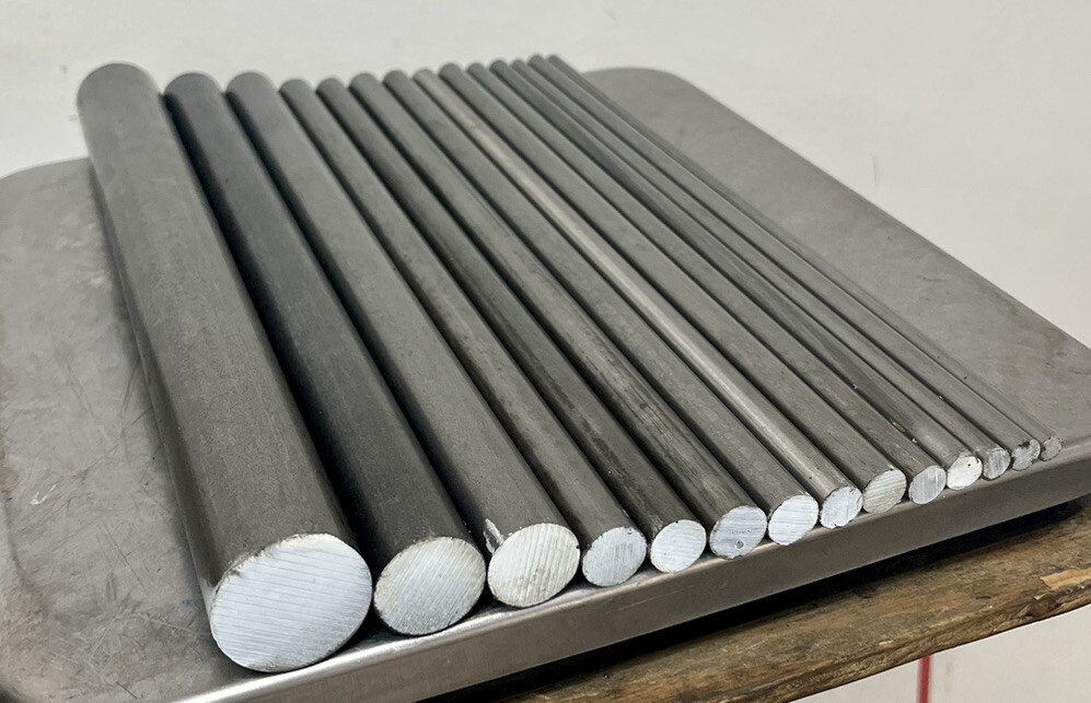 12L14 Steel Round Bar Stock Assortment – 14 Pcs – CNC Lathe Machining Metal Rods