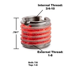 Reinforce Soft Metals with Threaded Inserts