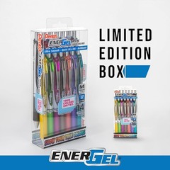 Pentel EnerGel RTX True Colors United (0.7mm) Medium Line, Assorted Ink NEW