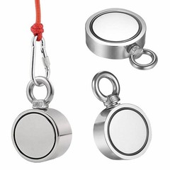 1300LBS Fishing Magnet Kits Strong Neodymium Pull Force Treasure Hunt w/or Rope
