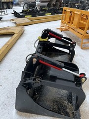 72 inch MS Attachments skid steer grapple bucket