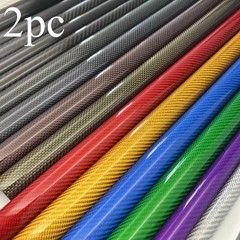 3K color carbon fiber tube OD6/8/10/15/20/25/30/35/40/45/50MM length 500mm 2pc