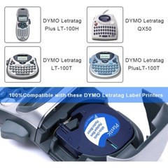 5X Dymo LT 91331 dymo letratag label maker refills dymo labelwriter 450