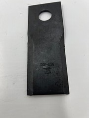 (QTY 14) Disc Mower Knife D31-252 4.850in L x 1.850in W Black, Made In USA