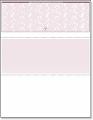 Blank Check Stock Laser/Ink-Jet 8-1/2 x 11″ 24# lb 500 Sheets Per Pack Red-Blue