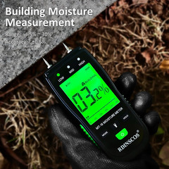RDINSCOS Wood Moisture Meter for Hardwood and Softwood | Replaceable Pin Moistur