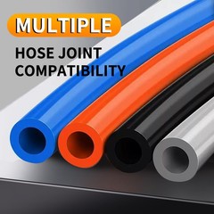 3/8″ Hose Barb Fitting Kit, 3-Pack Brass Straight Connector for Fuel Line, Air,
