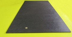 Black ABS Sheet 3/8″ (.375″) X 24″ X 48″ Haircell Textured One Side