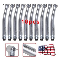 10pcs NSK PANA MAX Style Dental High Speed Handpiece Turbine Push Button 4 Hole