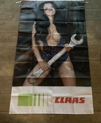 Deutz, combine tractor banner, mast flag flag agricultural machinery 90 x 150 cm