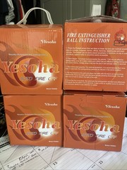 4-pack Automatic Self-Exciting Fire Extinguisher Ball. Exp12/2029 Tested.