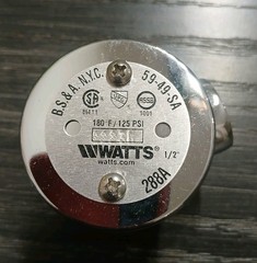 Watts 288A 1/2″ Anti-Siphon Vacuum Breaker Backflow Preventer…