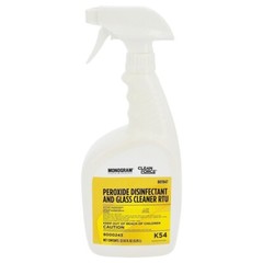 Monogram peroxide disinfectant and glass cleaner 32oz fl RTU , 8000243- 1 BOTTLE