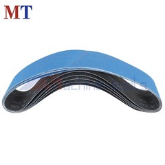 5 Pack 4 Inch X 36 Inch 120 Grit Premium Zirconia X-Weight Sanding Belts