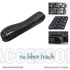 Mini excavator rubber tracks, 180×72×37 mm.Heavy Duty Replacement Crawler
