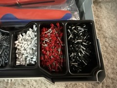 KNIPEX End Sleeve Crimp Assortment Set PreciForce Crimping Pliers Red/Blue