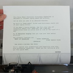 Brother SX-4000 Electronic Electric Typewriter – Working
