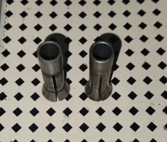 6-26 Lot of 2 Unmarked F-15 collets HEX & Rectangle