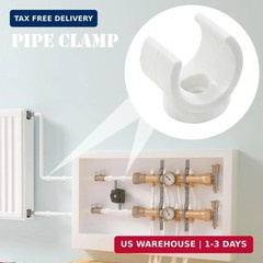 Litoexpe 3/4 Inch PEX Pipe Clamps, 20mm PVC Pipe Holder, Plastic U-Hook PEX Pipe