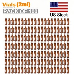 50000x 2ml 9mm HPLC Vials Clear Autosampler Borosilicate Sample Graduation 9-425