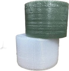 3/16″ x 400′ x 12″ Clear & Recycled Small Bubble Cushioning Padding Roll 400FT