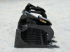 72″ Severe Duty Rock Grapple Bucket with Teeth Skid Steer Loader Attachment