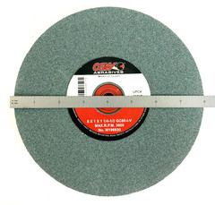 8″ X 1″ X 1-1/4″ WITH BUSHINGS 80I GREEN BENCH WHEEL SILICON CARBIDE CGW 38517