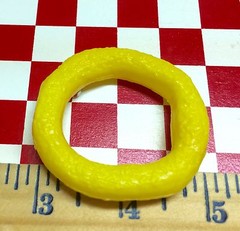 Fake Play Food 2” Onion Ring 3D MAGNET Fast Food Burger King McD