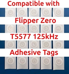 T5577 Atmel Sticker Tag (20-Pack) 125kHz Proximity RFID🔥Stick on Phone&more