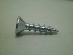 100 NEW #6 X 5/8″ COUNTERSUNK FLAT HEAD T17 TIP SQUARE DRIVE WOOD SCREW ZINC NC