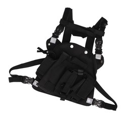 Radio Chest Harness Bag Oxford Cloth Universal Walkie Talkie Chest Pocket W ANDA