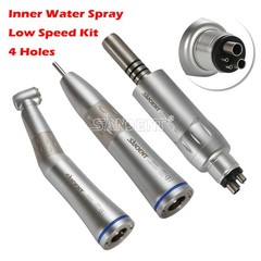 1:1 Dental Low Speed Contra Angle &Air Motor 4 Hole Inner Internal Spray