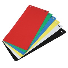 19×8″ EVA Backdrop, 6 Pack White/Black/Red/Green/Yellow/Blue Photo Background