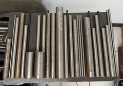 52100 Alloy Steel Round Bars – CD & HR – 31 PCS – 35.85 LBS – Machining Lot