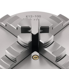 4 Jaw Lathe Chuck 100mm K12-100 Self Centering for Rotary Table Milling