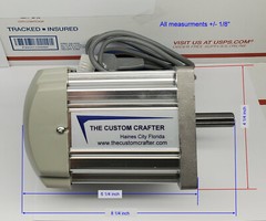 1500W Servo Motor Side Mount 2 HP 1,500 Watt Variable Speed Reverse on the fly