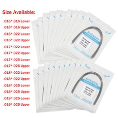 Dental Orthodontic Arch Wire Stainles Steel Rectangular Ovoid/Nature Form ty