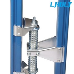 LABLT 24 inch – 40 inch Professional Grade Adjustable Drywall Stilts Light Blue