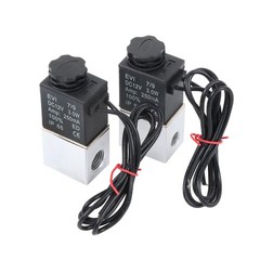 2X 1/4″ Fast Response Electric Air Water Solenoid Valve 12V DC Normally Closed