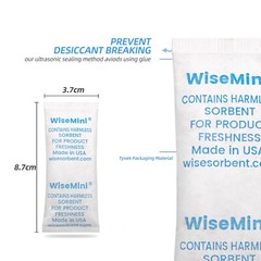 10 Gram Food Safe Desiccant Pack, Premium Silica Gel packet, Moisture Absorbers